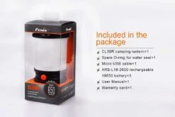 Fenix CL30R Camping Lantern 9 Fenix CL30R Camping Lantern -Montanic Store Fenix CL30R Lantern included items