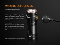 Fenix E18R XP-L Hi Led Flashlight Black 750 Lumen 22 Fenix E18R XP-L Hi Led Flashlight Black 750 Lumen -Montanic Store Fenix E18R EDC Flashlight magnetic charging 1
