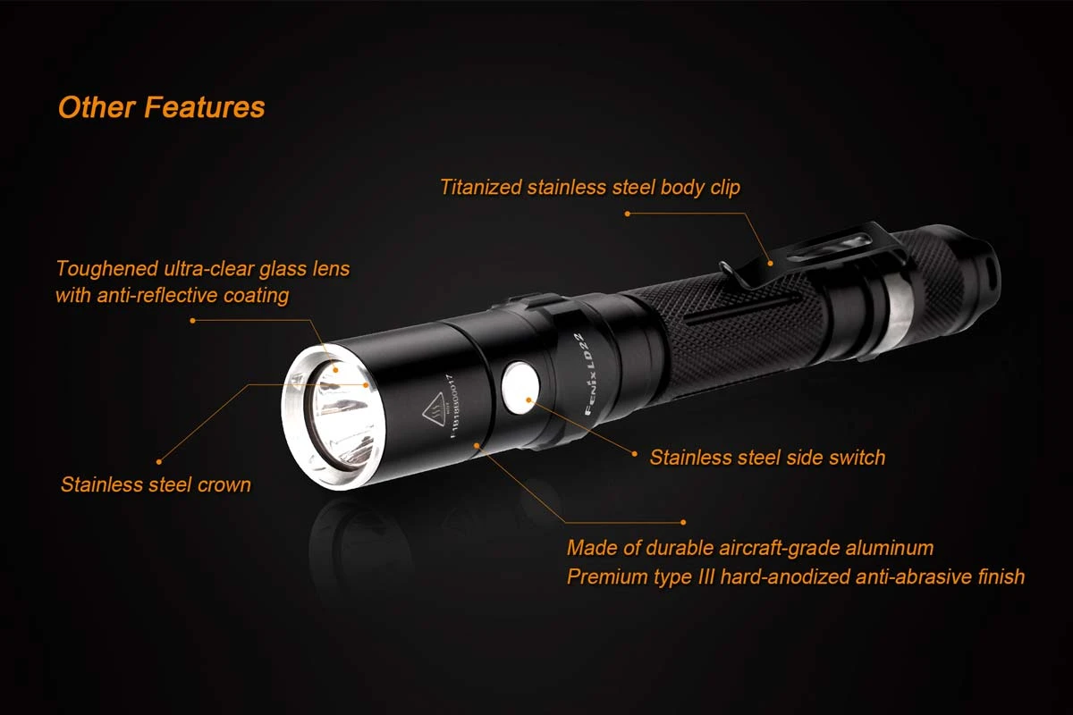 Fenix LD22 2015 G2 R5 LED Flashlight 5 Fenix LD22 2015 G2 R5 LED Flashlight - Image 5