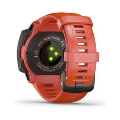 Garmin Instinct GPS Smartwatch - Graphite -Montanic Store Flame red 2