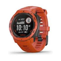 Garmin Instinct GPS Smartwatch - Graphite -Montanic Store Flame red