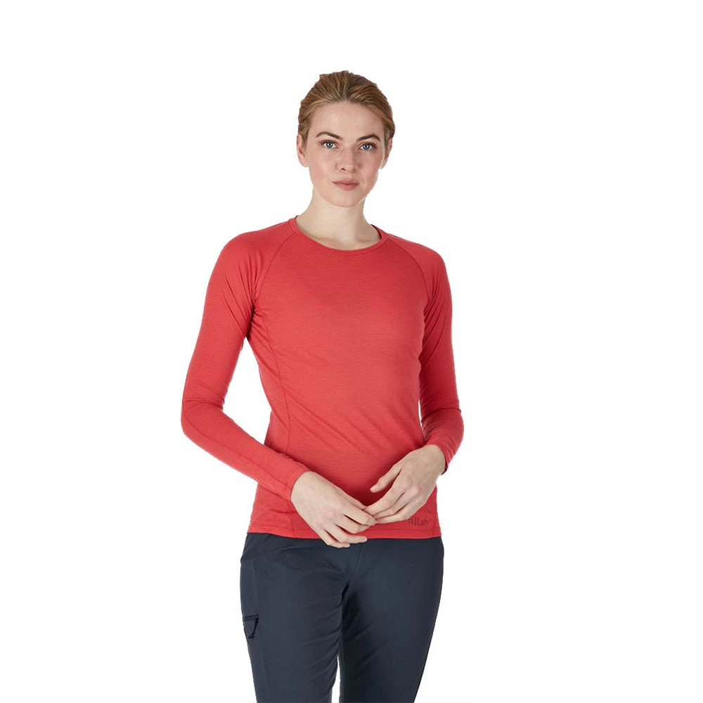 Rab Forge Long Sleeve Tee Women's - Geranium 2 Rab Forge Long Sleeve Tee Women's - Geranium - Image 2