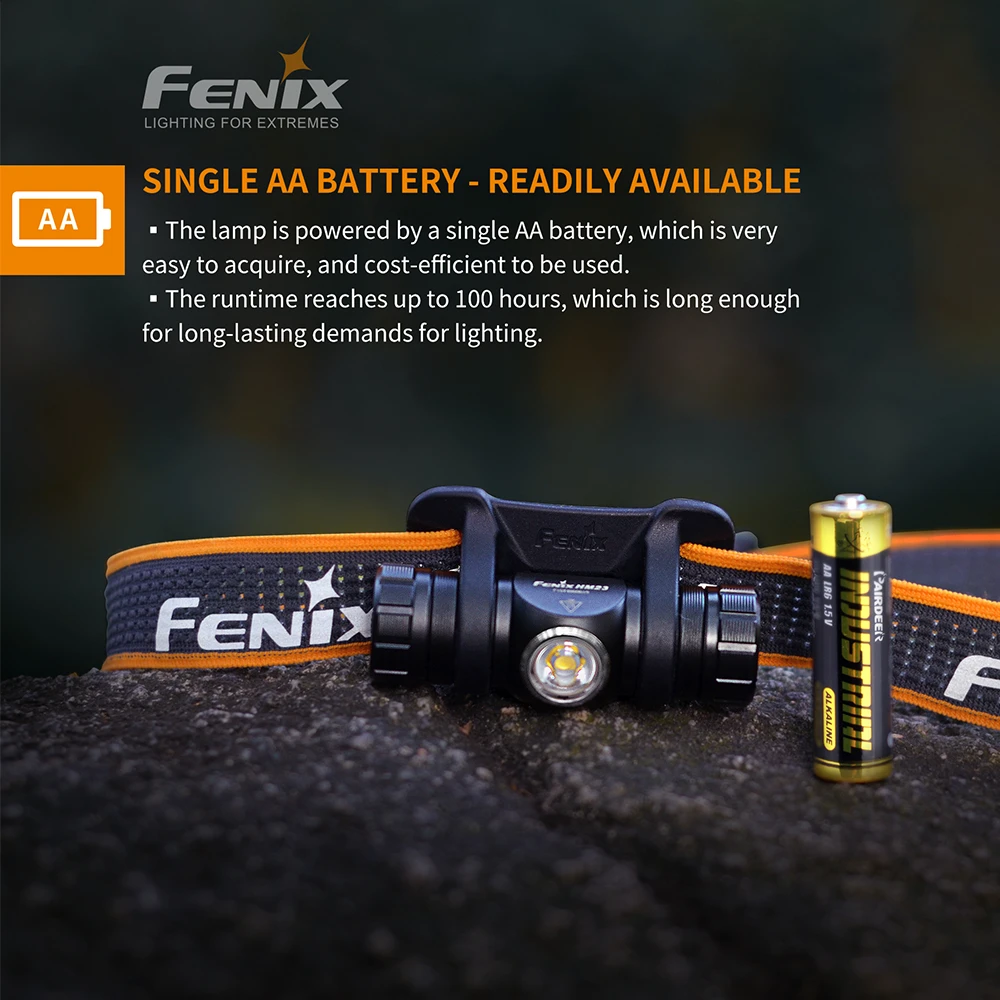 Fenix HM23 Headlamp - 240 Lumens 7 Fenix HM23 Headlamp - 240 Lumens - Image 7