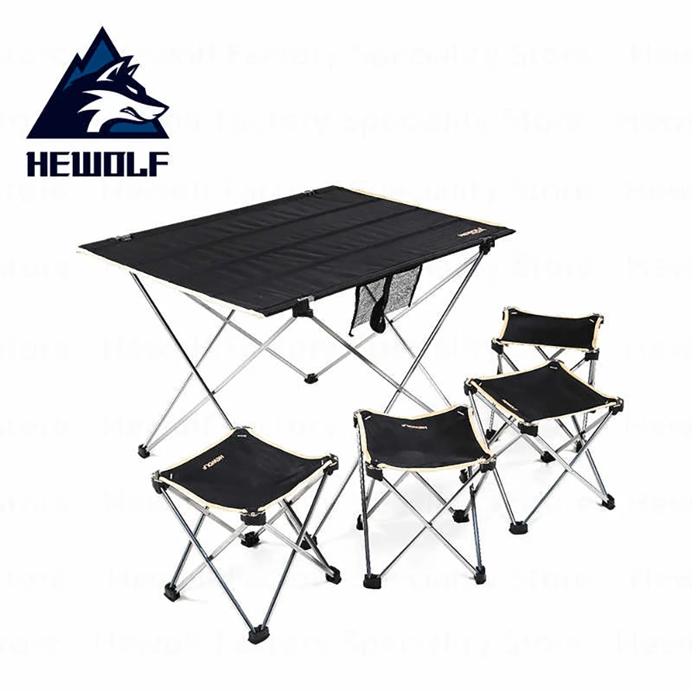 Hewolf Ultralight Foldable Table Black 2 Hewolf Ultralight Foldable Table Black - Image 2