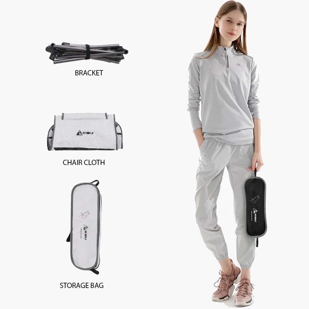 Hewolf Space Medium Aluminum Alloy Foldable Chair 6 Hewolf Space Medium Aluminum Alloy Foldable Chair - Image 6