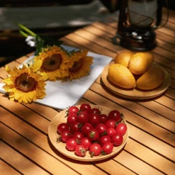 Hewolf Foldable Large Wooden Egg Roll Table 9 Hewolf Foldable Large Wooden Egg Roll Table -Montanic Store HW J2097 03