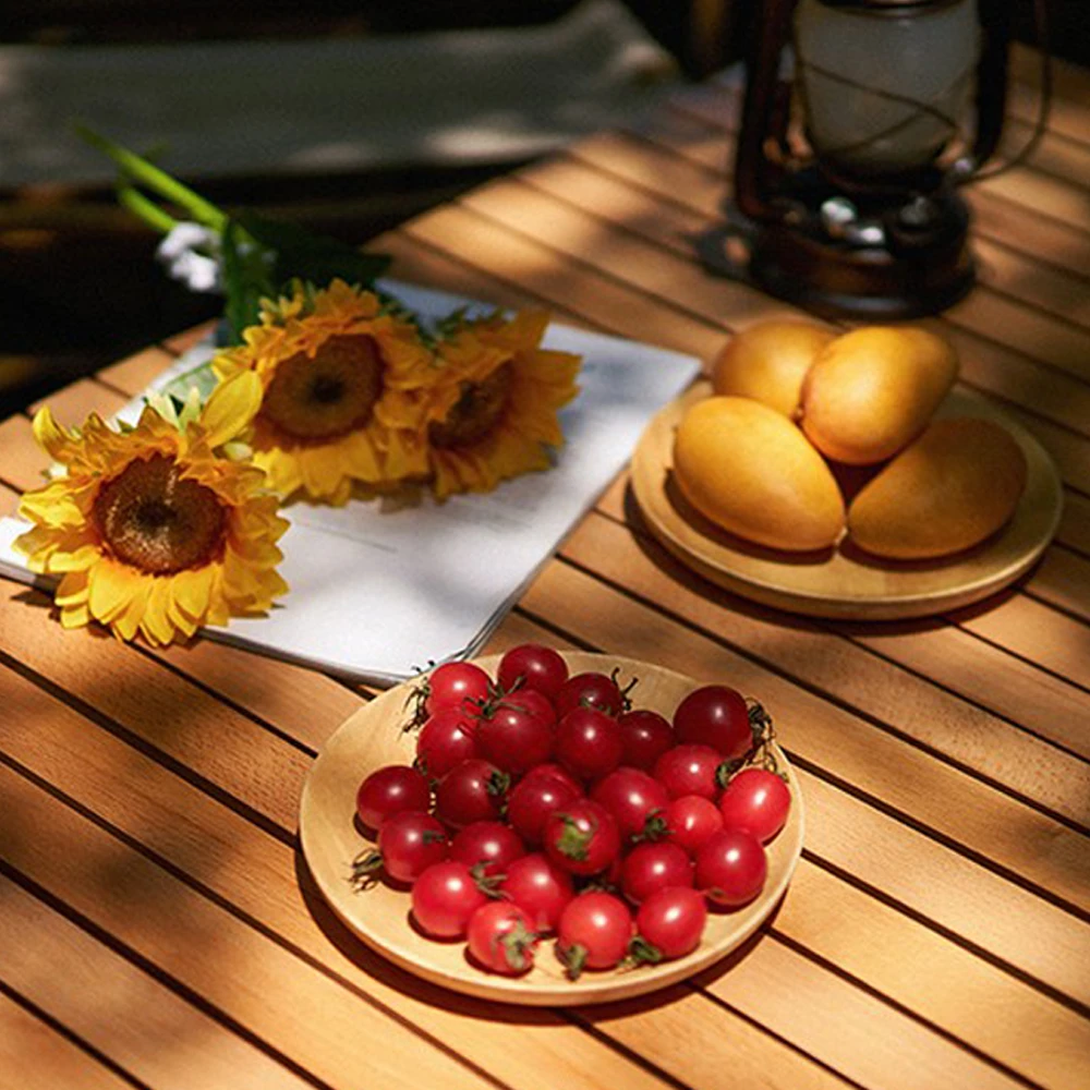 Hewolf Foldable Large Wooden Egg Roll Table 3 Hewolf Foldable Large Wooden Egg Roll Table - Image 3