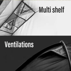 [NEW] KZM Black Cot Tent II -Montanic Store K221T3T01 07