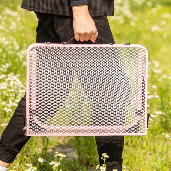 KZM Iron Mesh Slim Mini Table - Black 3 KZM Iron Mesh Slim Mini Table - Black - Image 3