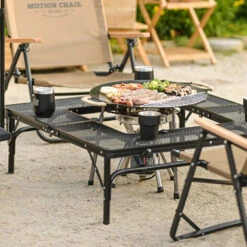 KZM Iron Mesh Fireplace Table II 16 KZM Iron Mesh Fireplace Table II -Montanic Store K9T3U012 6