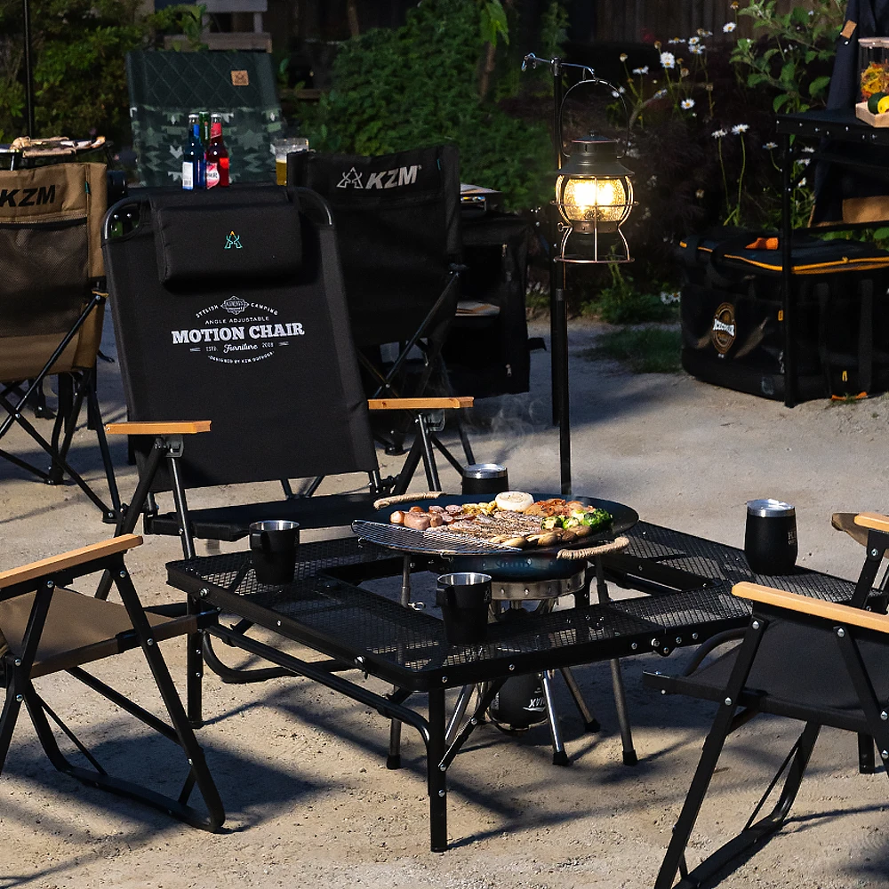 KZM Iron Mesh Fireplace Table II 7 KZM Iron Mesh Fireplace Table II - Image 7