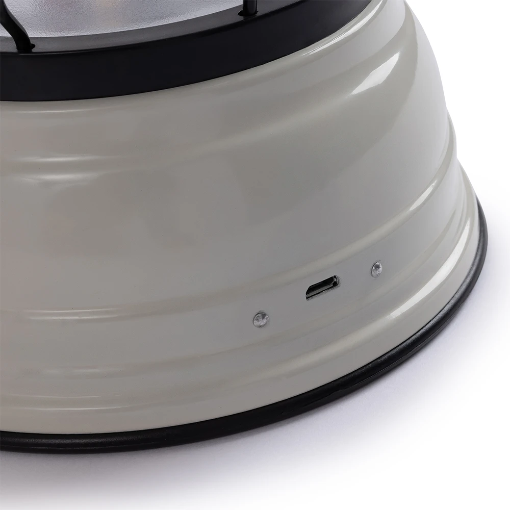 Barebones Forest Lantern Vintage White 8 Barebones Forest Lantern Vintage White - Image 8