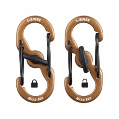 Nite Ize S-Biner® MicroLock® Aluminum - 5 Pack Coyote 8 Nite Ize S-Biner® MicroLock® Aluminum - 5 Pack Coyote -Montanic Store LSBMA 29BG 5R7 4
