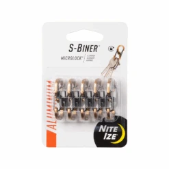 Nite Ize S-Biner® MicroLock® Aluminum - 5 Pack Coyote 9 Nite Ize S-Biner® MicroLock® Aluminum - 5 Pack Coyote -Montanic Store LSBMA 29BG 5R7 5