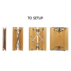 Snow Peak Single Action Table Long, Bamboo Top 10 Snow Peak Single Action Table Long, Bamboo Top -Montanic Store LV 015TR setup