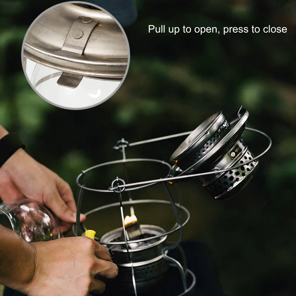 Thous Winds Railroad Kerosene Lamp Vintage Silver 5 Thous Winds Railroad Kerosene Lamp Vintage Silver - Image 5