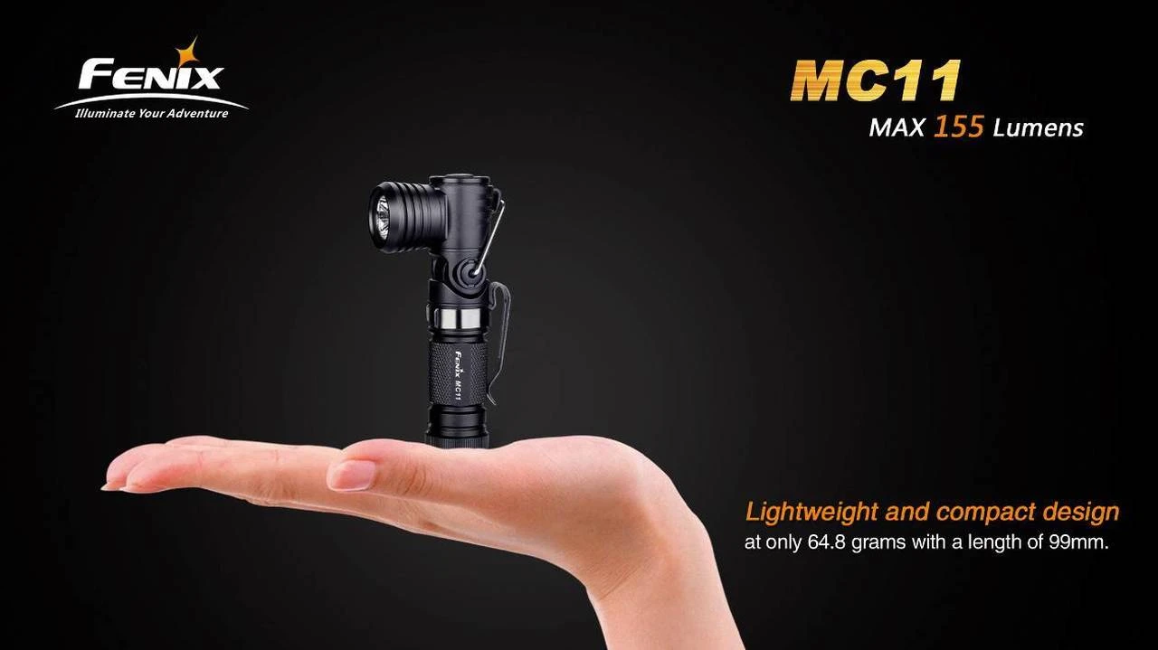 Fenix MC11 Anglelight Black Upgraded Version 155 Lumens 3 Fenix MC11 Anglelight Black Upgraded Version 155 Lumens - Image 3