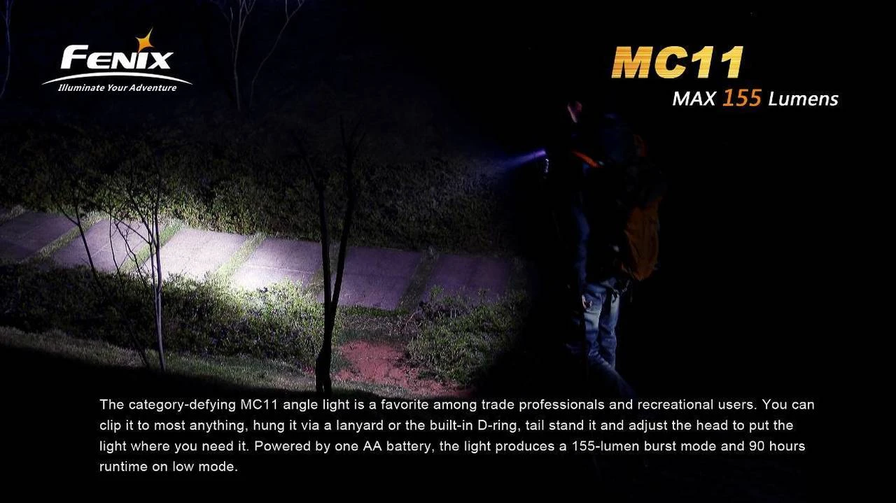 Fenix MC11 Anglelight Black Upgraded Version 155 Lumens 10 Fenix MC11 Anglelight Black Upgraded Version 155 Lumens - Image 10