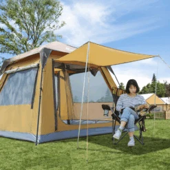 Hewolf Large 8 Person Square Top Automatic Tent 15 Hewolf Large 8 Person Square Top Automatic Tent -Montanic Store MON 1847 CAM 8