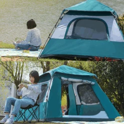Hewolf Auto 4 Person Tent Teal -Montanic Store MON 2011 TEAL 2 600x600 0f7beec3 791e 4b11 b7ac 7e6689a822e4