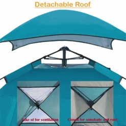 Hewolf Auto 4 Person Tent Teal -Montanic Store MON 2011 TEAL 8 600x600 d9a2104b c0aa 4478 86e1 23d1034b0ba0