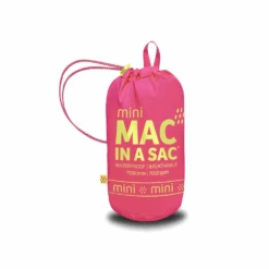 Mac In A Sac Mini Neon Waterproof Packable Jacket -Montanic Store Neon pink 2