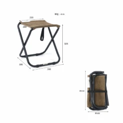 Post General Waxed Canvas Compact Stool 21 Post General Waxed Canvas Compact Stool -Montanic Store PostGeneral 1