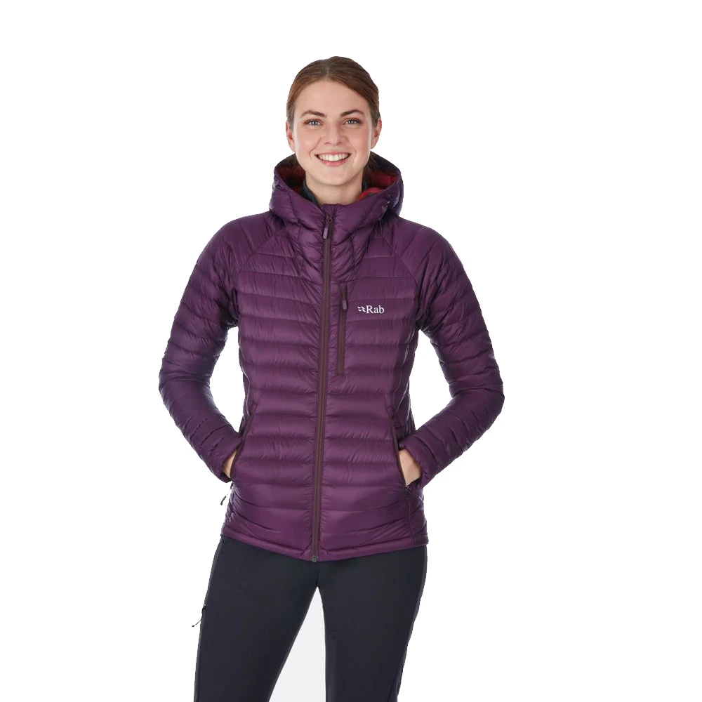 Rab Microlight Jacket Women's - Eggplant 2 Rab Microlight Jacket Women's - Eggplant - Image 2