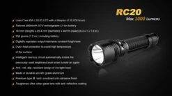Fenix RC20 XM-L2 U2 Rechargable LED 26 Fenix RC20 XM-L2 U2 Rechargable LED -Montanic Store RC20 15 50886.1443026306.1280.1280 07283.1495815302