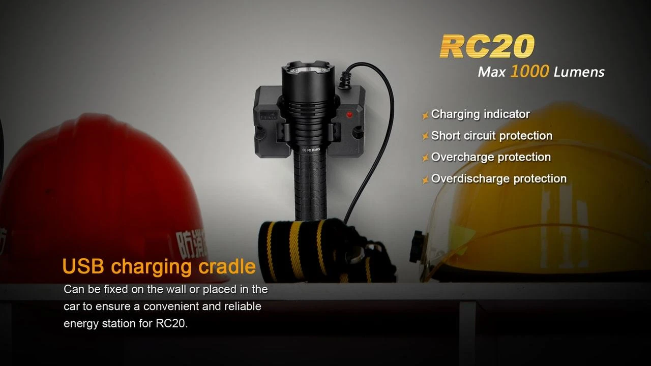 Fenix RC20 XM-L2 U2 Rechargable LED 10 Fenix RC20 XM-L2 U2 Rechargable LED - Image 10