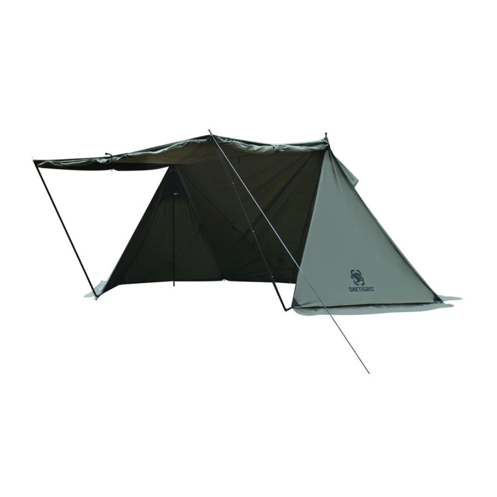 OneTigris Roc Shield Bushcraft Tent TC Version - Ranger Green 1 OneTigris Roc Shield Bushcraft Tent TC Version - Ranger Green