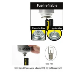 Soto Slid Gas Torch 11 Soto Slid Gas Torch -Montanic Store ST 480CEXP 04