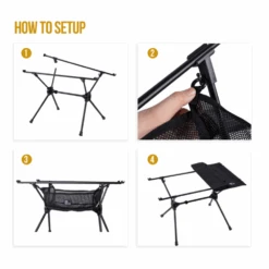 OneTigris Portable Camping Table 03 25 OneTigris Portable Camping Table 03 -Montanic Store Setup