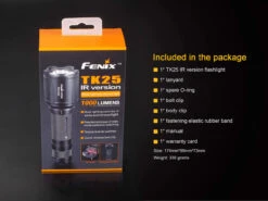 Fenix TK25 LED Flashlight IR Version BLACK 9 Fenix TK25 LED Flashlight IR Version BLACK -Montanic Store TK25IR 16 E 47064.1491574555