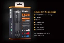 Fenix TK25 LED Flashlight RB Version Black 15 Fenix TK25 LED Flashlight RB Version Black -Montanic Store TK25RB Hunting Flashlight Included