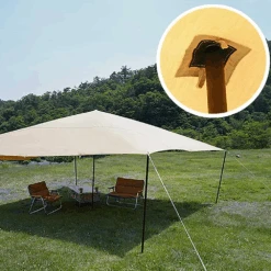 DoD Cheese Tarp M - Khaki -Montanic Store TT10 739 KH 7