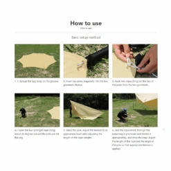 DoD Okura Tarp - Black -Montanic Store TT8 583 BK 23