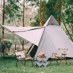 Vidalido 3 - 4 Person Automatic Teepee Tent 15 Vidalido 3 - 4 Person Automatic Teepee Tent -Montanic Store TV 063 TAN 4