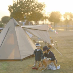 Vidalido 3 - 4 Person Automatic Teepee Tent 16 Vidalido 3 - 4 Person Automatic Teepee Tent -Montanic Store TV 063 TAN 7