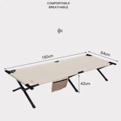 Adventurer Tanxianzhe Portable Campbed Khaki 6 Adventurer Tanxianzhe Portable Campbed Khaki -Montanic Store TXZ 0524 04