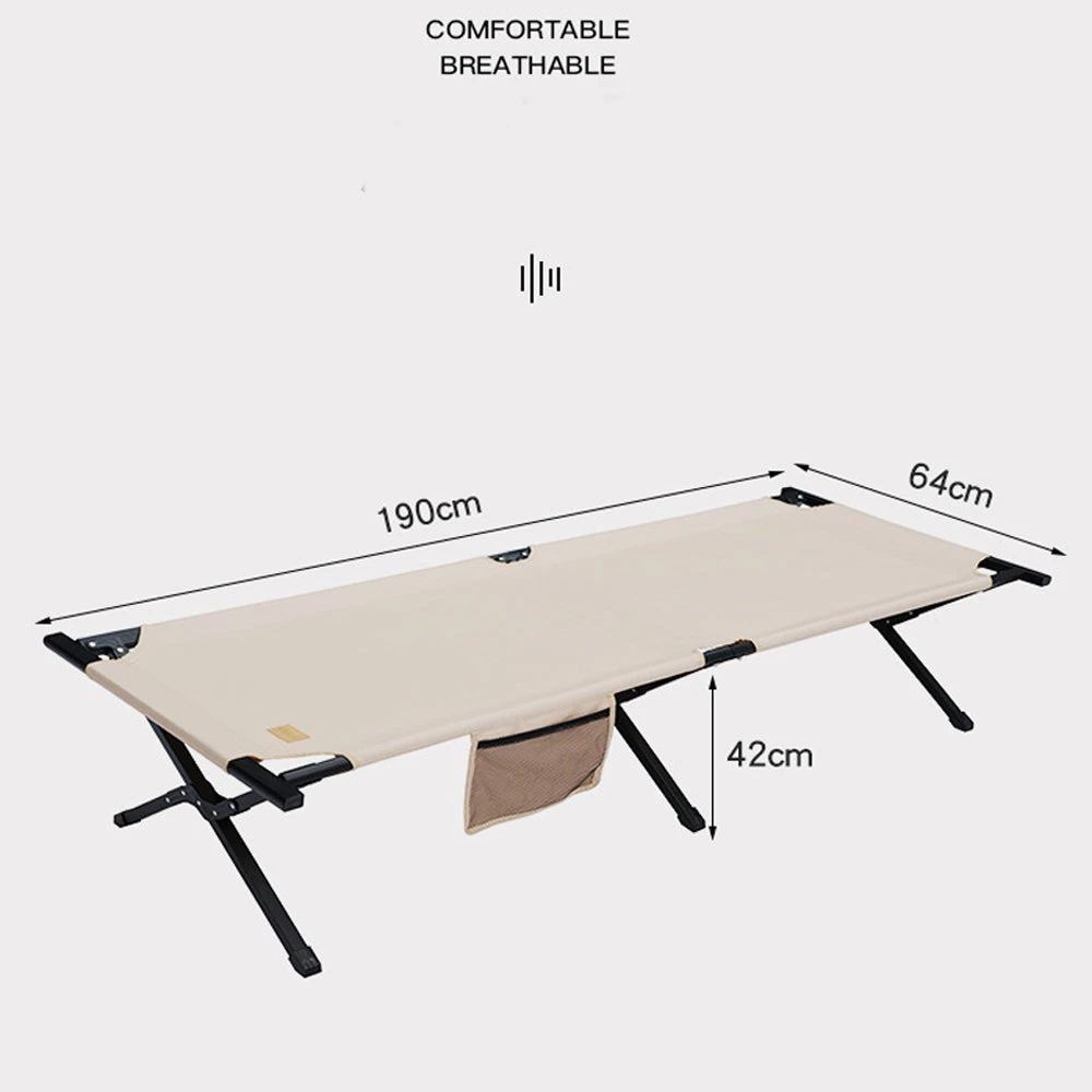 Adventurer Tanxianzhe Portable Campbed Khaki 3 Adventurer Tanxianzhe Portable Campbed Khaki - Image 3