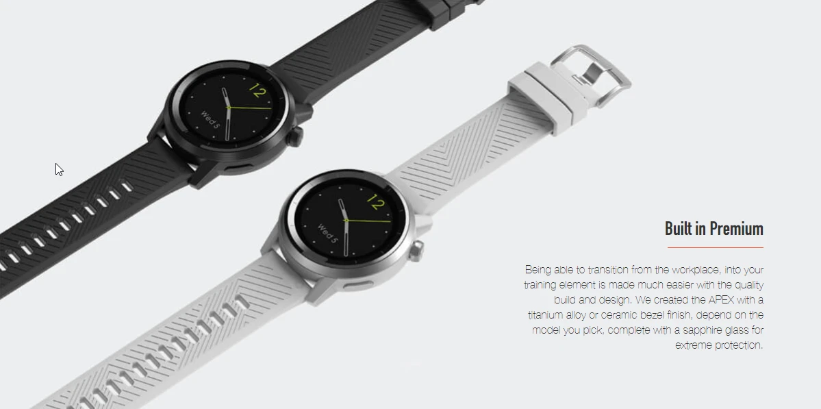 Coros Apex 46mm Multisport GPS Watch - White 6 Coros Apex 46mm Multisport GPS Watch - White - Image 6