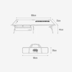 KZM Field Cot Wide 13 KZM Field Cot Wide -Montanic Store dimension widecot