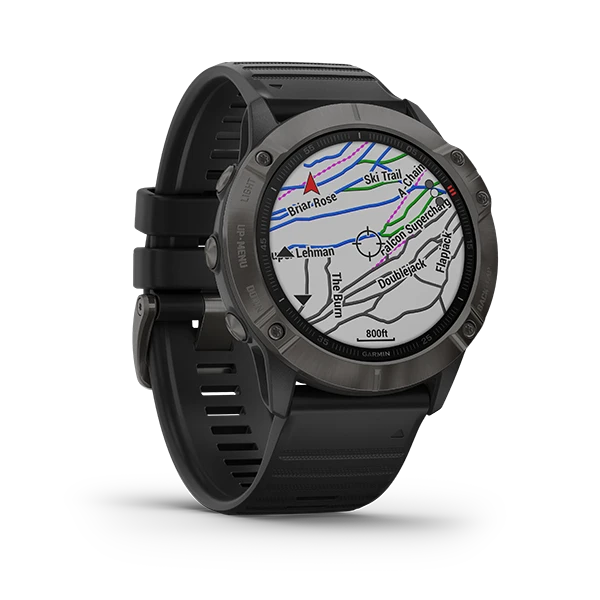 Garmin Fenix 6X GPS Watch - Sapphire Carbon Gray 6 Garmin Fenix 6X GPS Watch - Sapphire Carbon Gray - Image 6