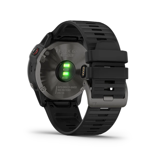 Garmin Fenix 6X GPS Watch - Sapphire Carbon Gray 5 Garmin Fenix 6X GPS Watch - Sapphire Carbon Gray - Image 5