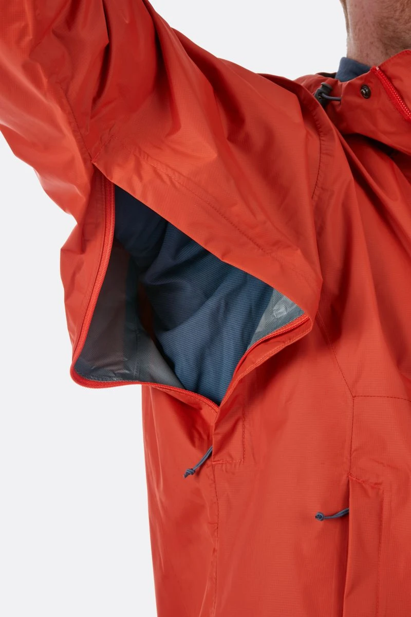 Rab Downpour Jacket - Firecracker 3 Rab Downpour Jacket - Firecracker - Image 3