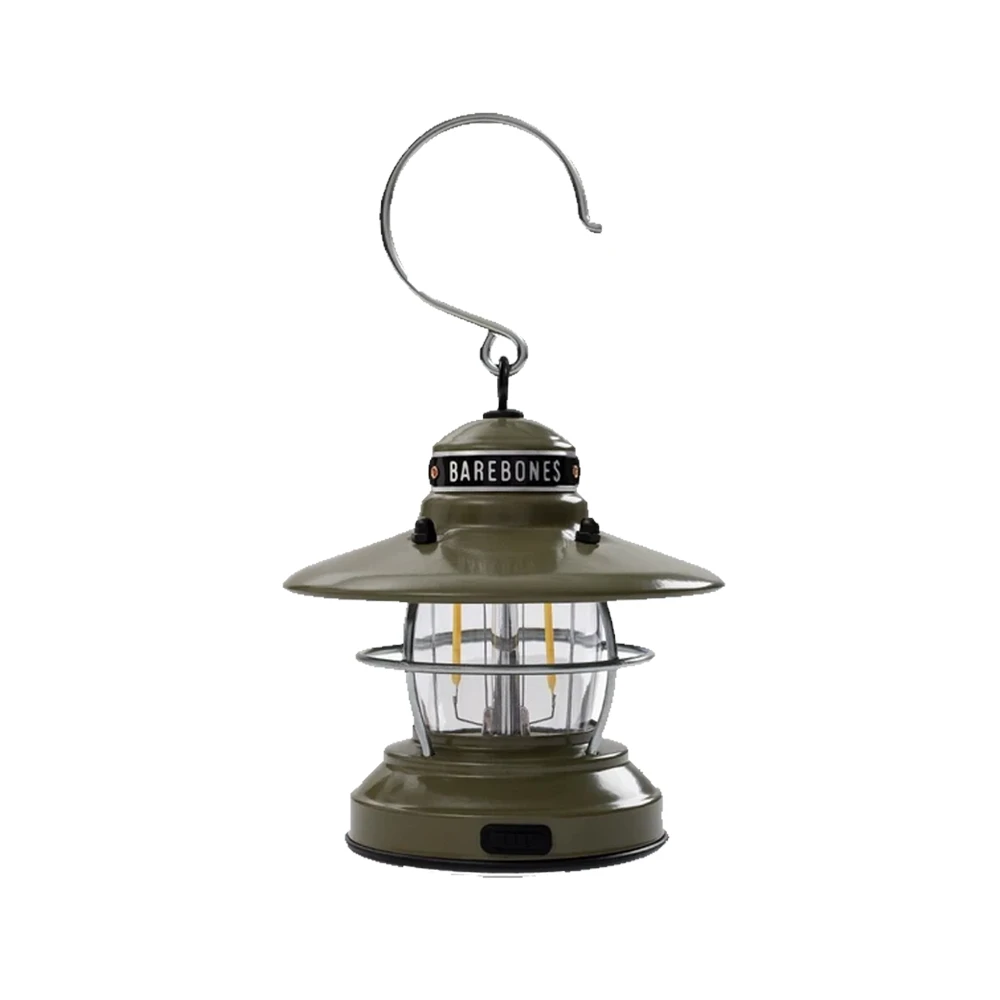 Barebones Edison Mini Lantern - Olive Drab 1 Barebones Edison Mini Lantern - Olive Drab