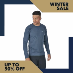 Rab Force LS Tee - Steel