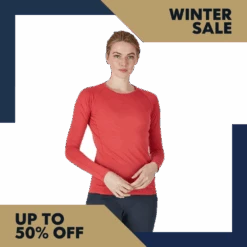 Rab Forge Long Sleeve Tee Women's - Geranium