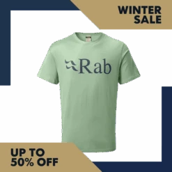 Rab Stance Logo SS Tee Men's Silverpine S